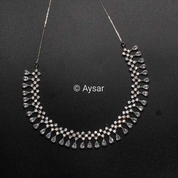 NECKLACE SET AD SILVER