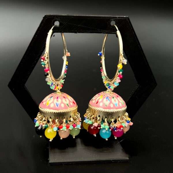 JHUMKA BALI HOOP EARRINGS