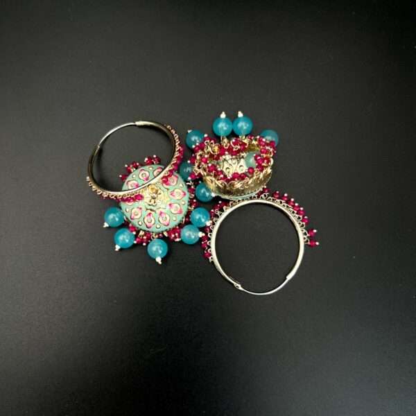 JHUMKA BALI HOOP EARRINGS